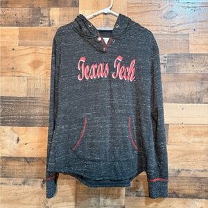Colosseum Women's Black Red Texas Tech Hoodie Sweatshirt XL Extra Large